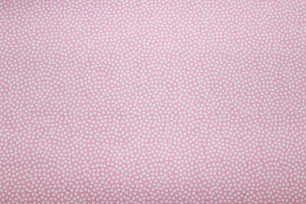 Baumwollstoff Dotty hellrosa/weiß  (10 cm)